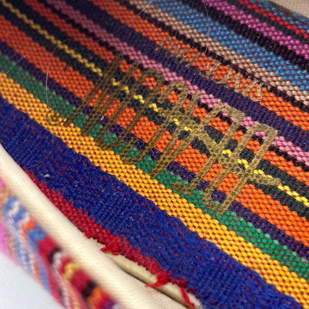 Marino Espadrille Flats Womens 7.5 SS Multi Color Striped Boho Summer Shoes‎